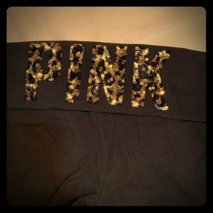 PINK bling yoga pants